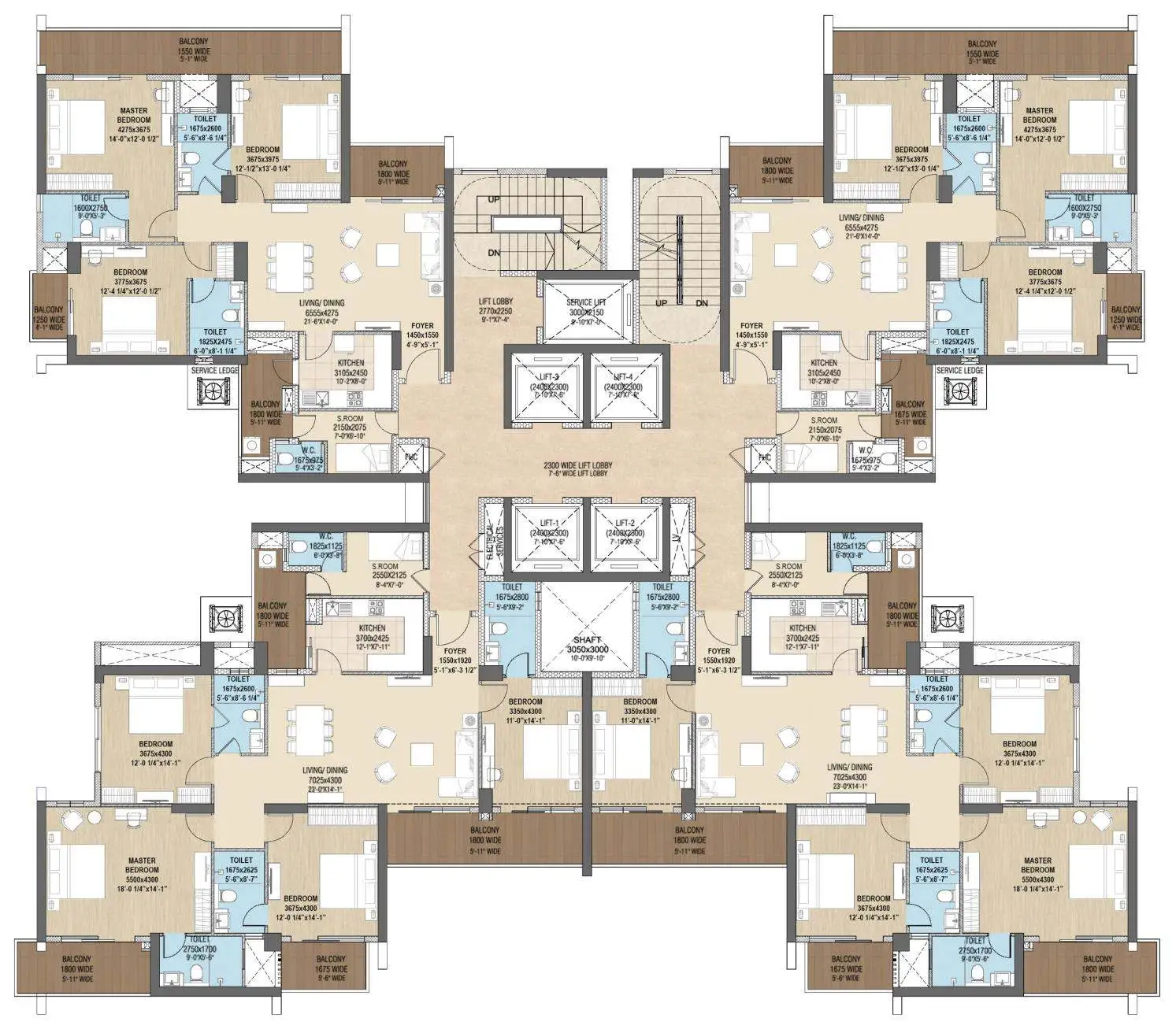 Puri The Aravallis Floor Plan Layout Design